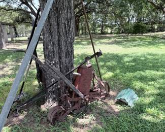 Antique plow