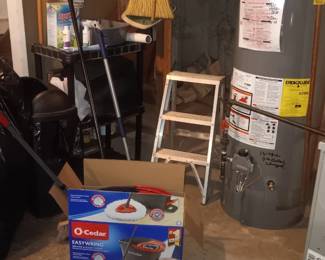 mops, brooms