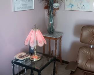 Diego Giacometti style lamp table 