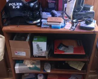 laminating machine, calculators, scanners, flags