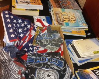 flag, police, and Harley bandanas
