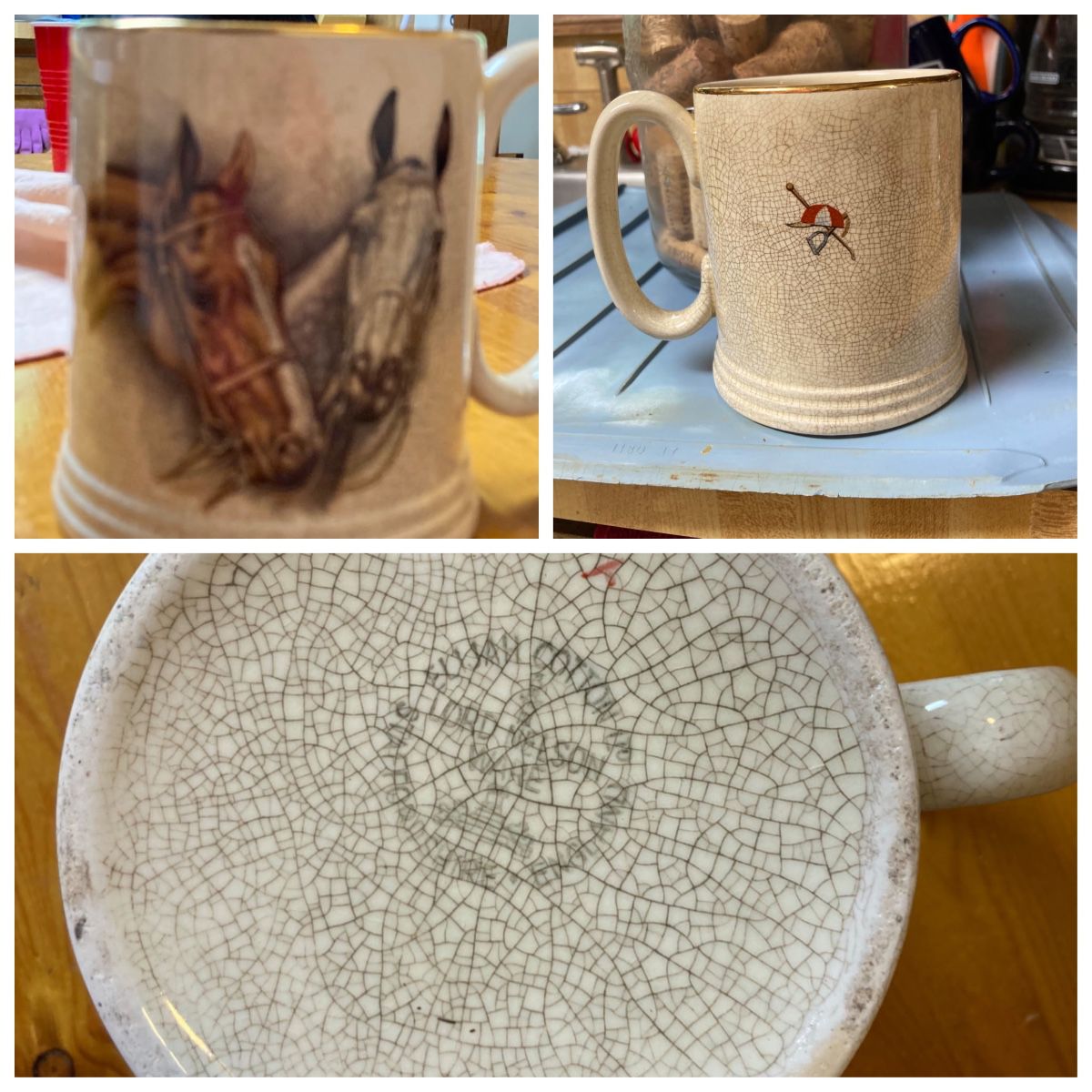 Vintage ceramic tankard