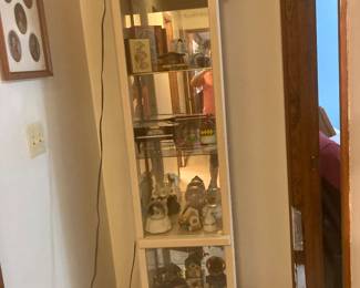 Glass cabinet with lights