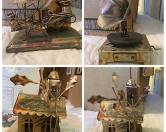 assorted copper music boxes
