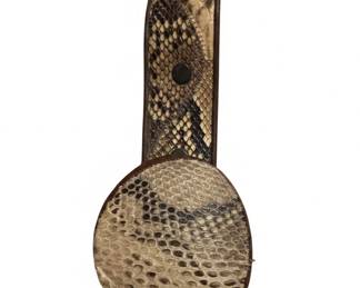 Vintage Justin Python and Brown Leather Belt second image