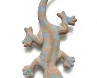 Jack Dine Ceramic Gecko Sculpture