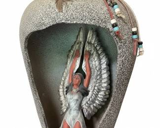 Native American Angelic Figure in Urn second image