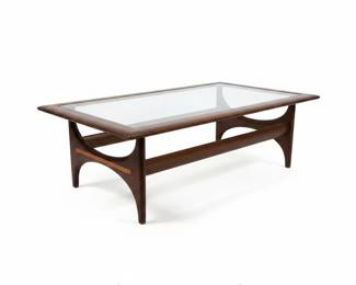 MidCentury Modern Lane Silhouette Coffee Table second image