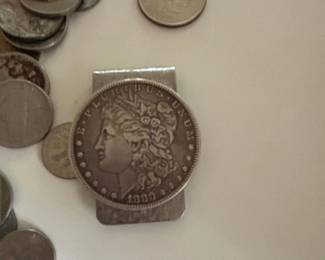 Mixed US Coin Collection with Morgan Silver Dollar second image