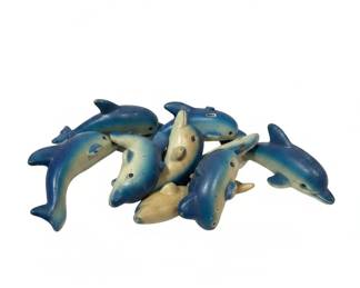 Dolphin Figurines, Small Game Machine Toys and Decorative Masks second image