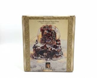 Grandeur Noel Musical Water Globe with Teddy Bears