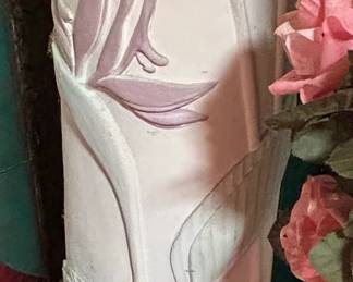 Plaster Floor Lamp with Bird of Paradise Motif Serge Roche Style third image