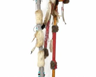Native American Talking Sticks or Ceremonial Staffs second image