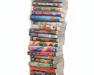 Disney and Family Feature Films on VHS