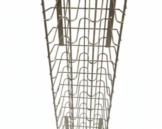 MCM Chrome Wire Magazine Rack