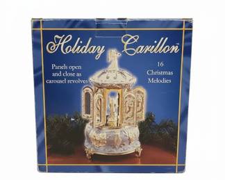 Mr. Christmas Holiday Carillon Musical Carousel