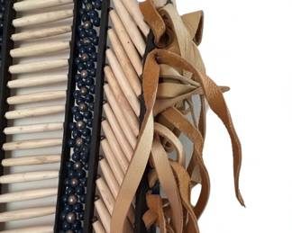 Native American Bone Hairpipe Breastplate with Beaded Trim second image