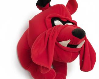 Red Bulldog Plush Toy