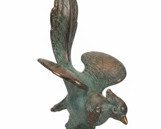 Bronze Eagle Sculpture