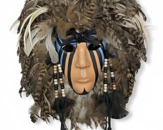 The Creator Native American Medicine Mask by R.W. Adamson fifth image