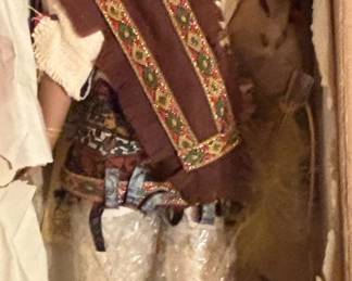 Duck House Indian Brave Collectible Porcelain Doll