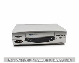 RCA VRHF Head HiFi Stereo VCR