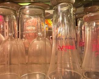 Set of UP The Uncola Upside Down Glasses and other Stemware second image