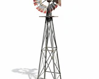 Metal Windmill Garden Ornament