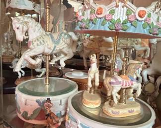San Francisco Music Box Company Carousel Music Boxes