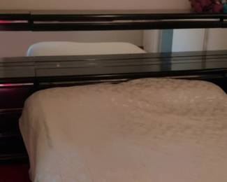 Vanity Dresser Bed Frame with Mirror and Additional Stands