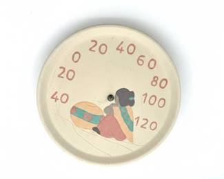 Ceramic Plate with Numbers