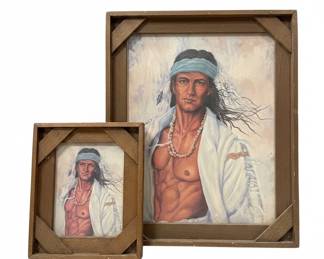Portrait of a Native American Man by Boris Kostoff third image