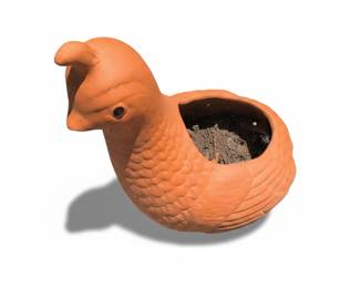 Terracotta Chicken Planter