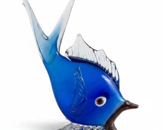 Murano Glass Marlin Sculpture