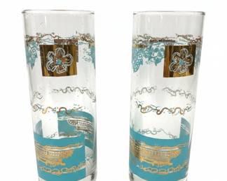 Libbey Southern Comfort Steamboat Tom Collins Glasses