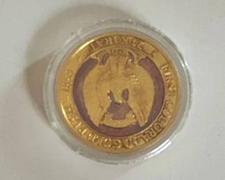 Colorado Gold Rush Gold Rush Medallion