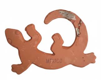 Terracotta Gecko Figurine by Frontier Studios second image