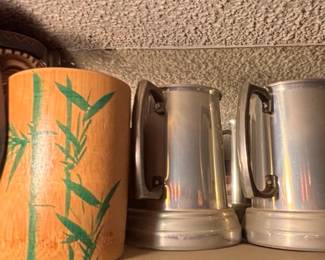 Moai Tiki Mugs and Tropical Barware Set second image