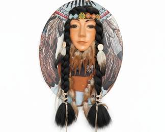 Native American Princess Wall Mask