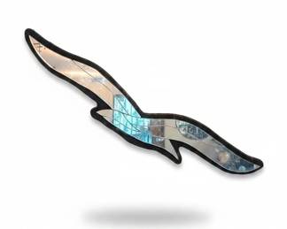 Abstract Flame or Wave Mirror