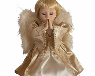 Angel Doll and Christmas Wreath second image
