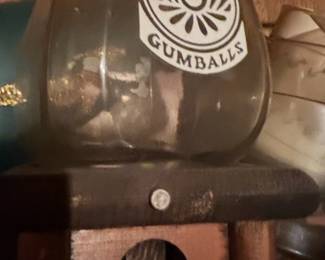 Vintage GUMBALLS Gumball Machine Knock On Wood Corp.