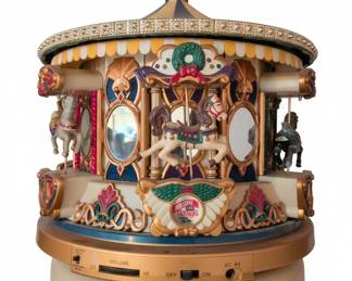 Mr. Christmas Circa Holiday Carousel Musical Motion Display
