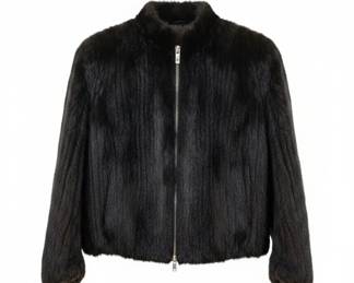 Mink Fur Bomber Jacket