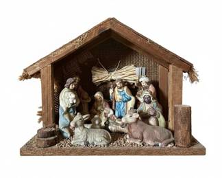 HandPainted Nativity Scene Set