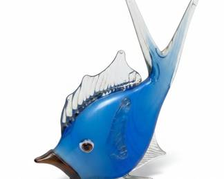 Murano Glass Marlin Sculpture second image