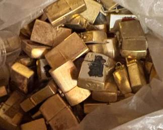 Tiny Vintage Zippo style Lighters Lot