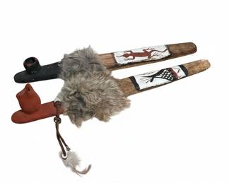 Native American Style Ceremonial Pipes