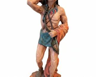 Universal Statuary Corp. Native American Warrior Figurine
