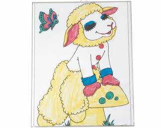 Lamb Chop Friends Coloring Book